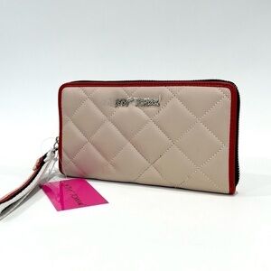 Betsey Johnson Quilted Continental Wallet